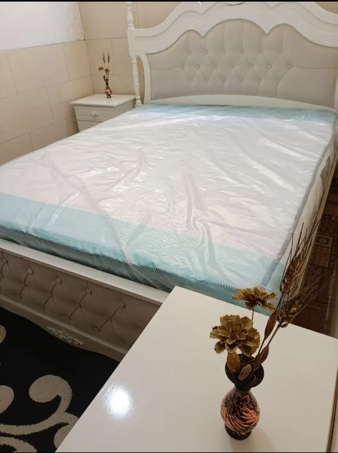 سرویس خواب دونفره|تخت و سرویس خواب|حمیدیا, |دیوار