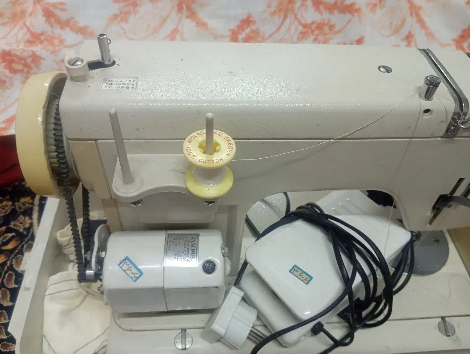 چرخ خیاطی ژانومه اصل ژاپن|چرخ خیاطی و ریسندگی|لشت نشا, |دیوار