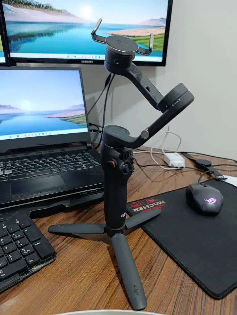 گیمبال (لرزشگیر) اوسمو موبایل ۶ درجه یک|دوربین عکاسی و فیلم‌برداری|تهران, گیشا|دیوار