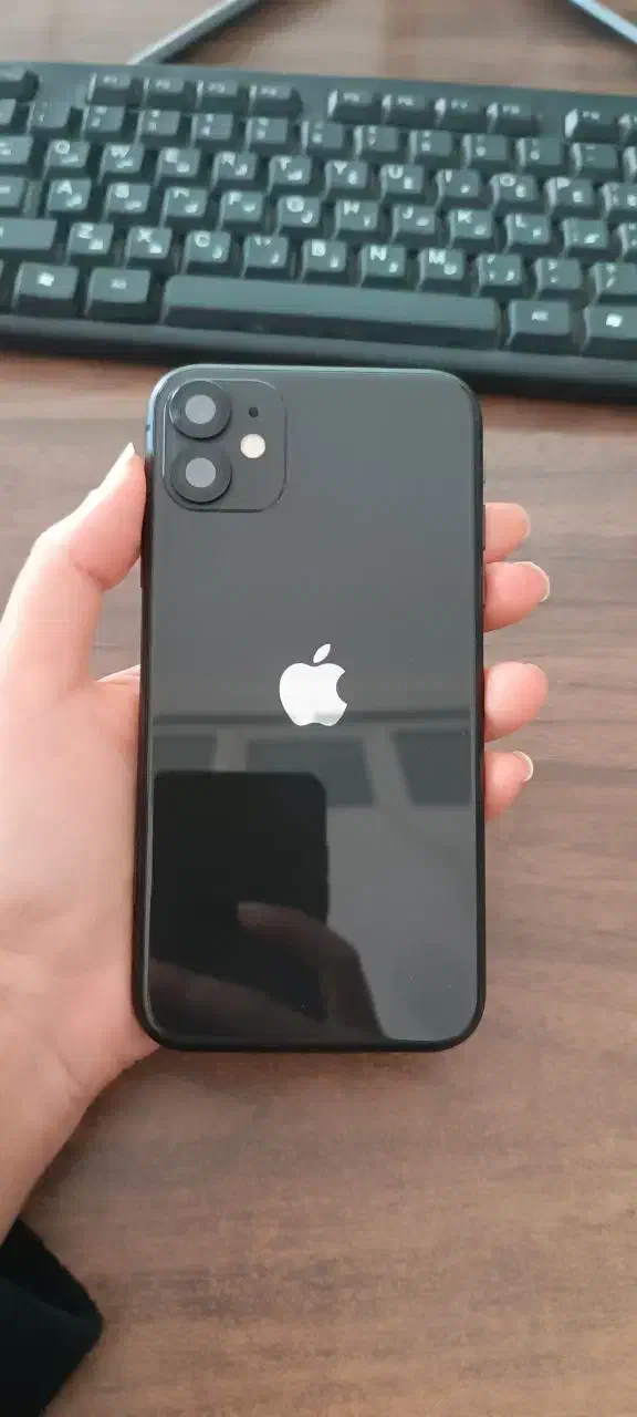 آیفون 11 مشکی 128GB با باتری 100%|موبایل|زابل, |دیوار