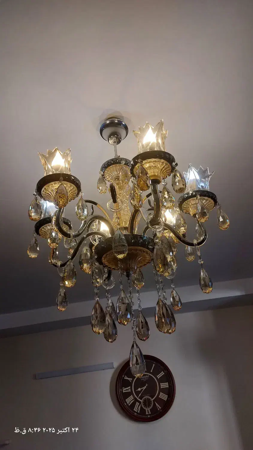 لوستر ۶شاخه|لوستر و چراغ آویز|کرج, کرج نو|دیوار