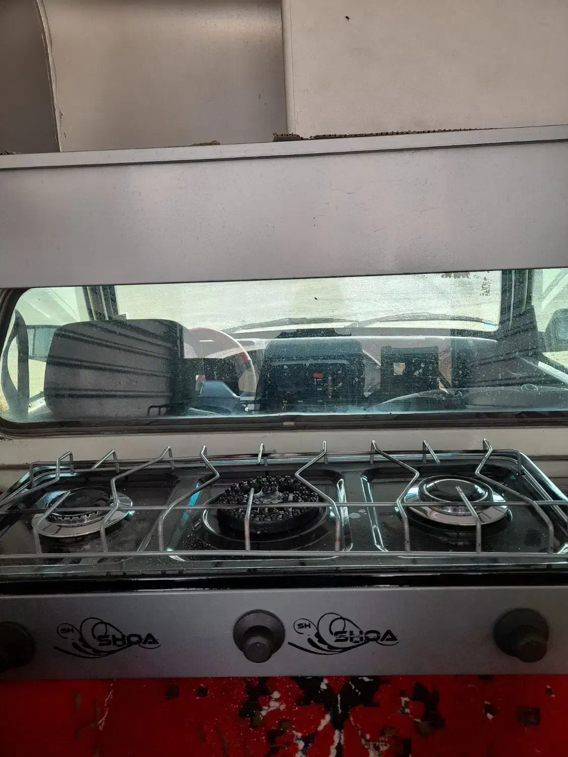 فرگاز ۳ شعله رومیزی آکبند و کاملا نو|اجاق گاز و لوازم برقی پخت‌وپز|پرند, فاز ۳|دیوار