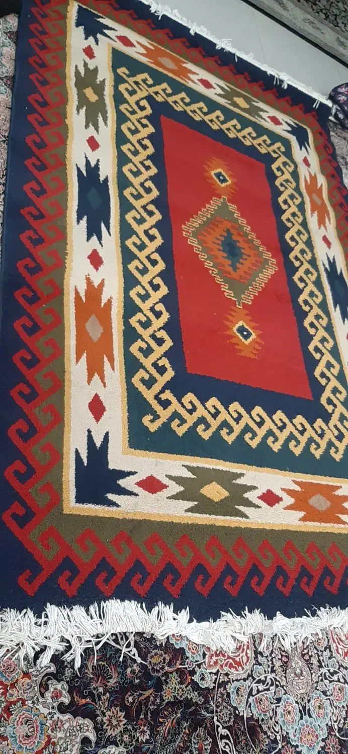 گلیم فرش سنتی|گلیم، جاجیم، گبه|کرمانشاه, |دیوار