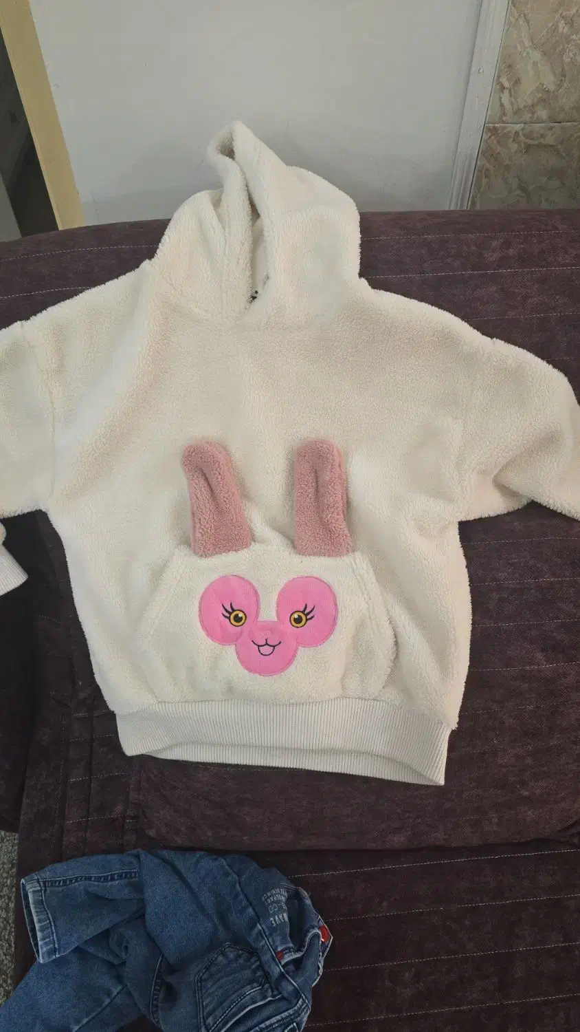 هودی خرگوشی پافر و کاپشن مخمل|لباس|بندر گناوه, |دیوار