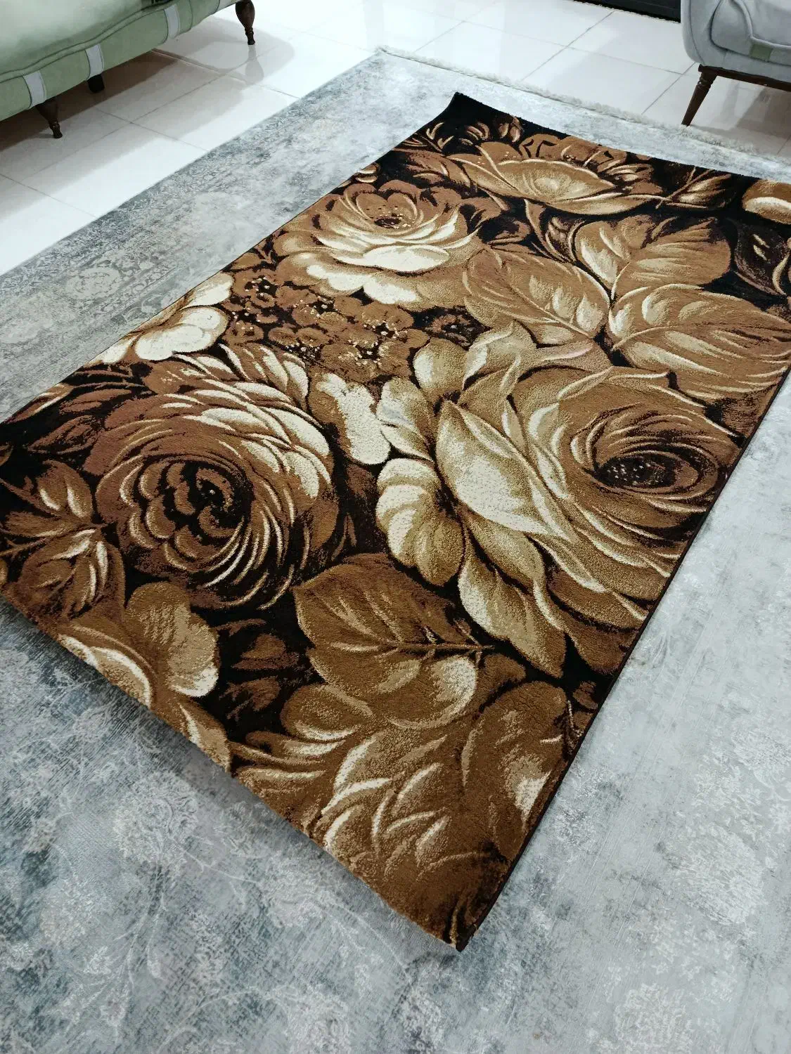 فرش 4 متری زیبا|فرش|لنگرود, |دیوار