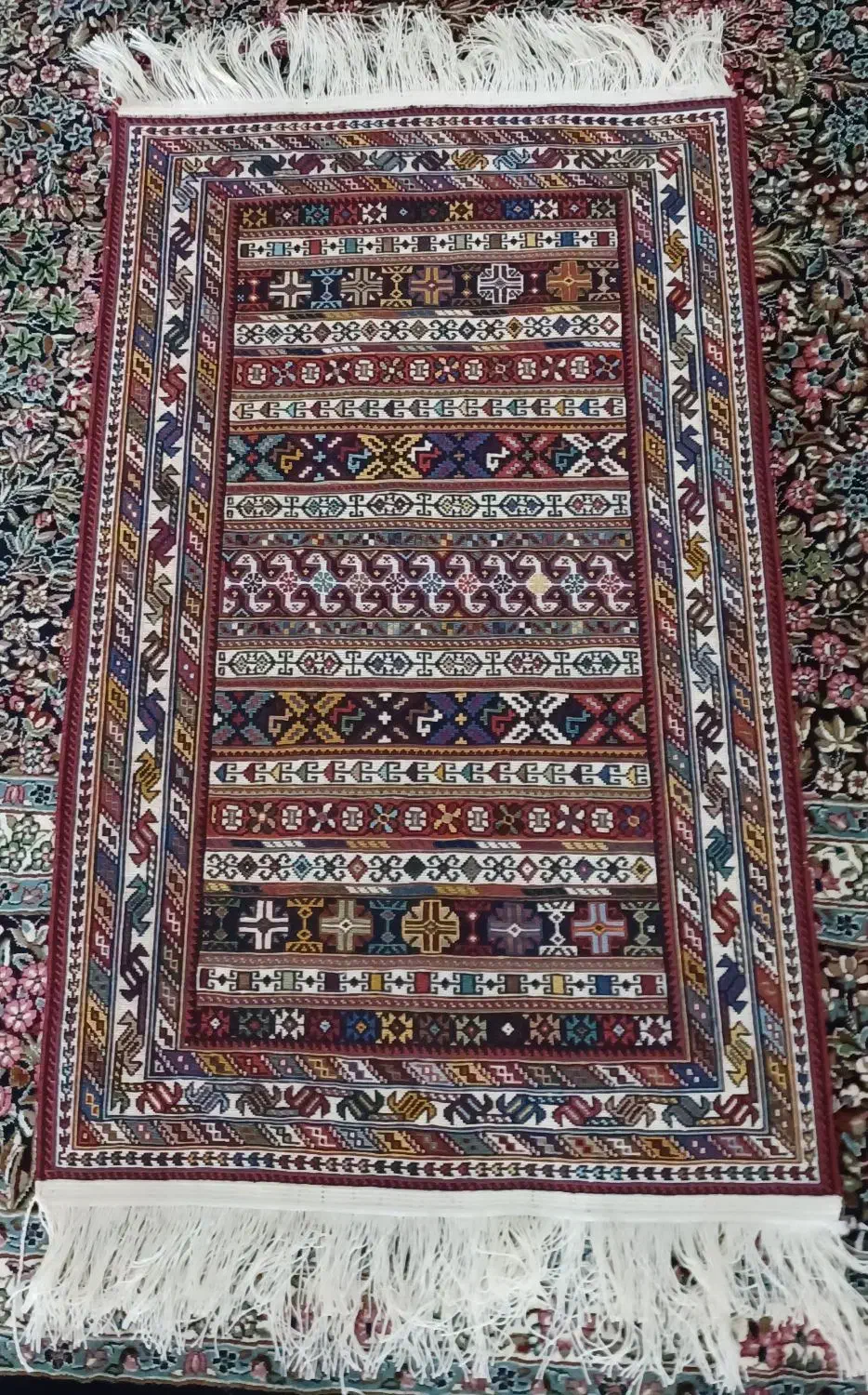 گلیم دست بافت|گلیم، جاجیم، گبه|سیرجان, |دیوار