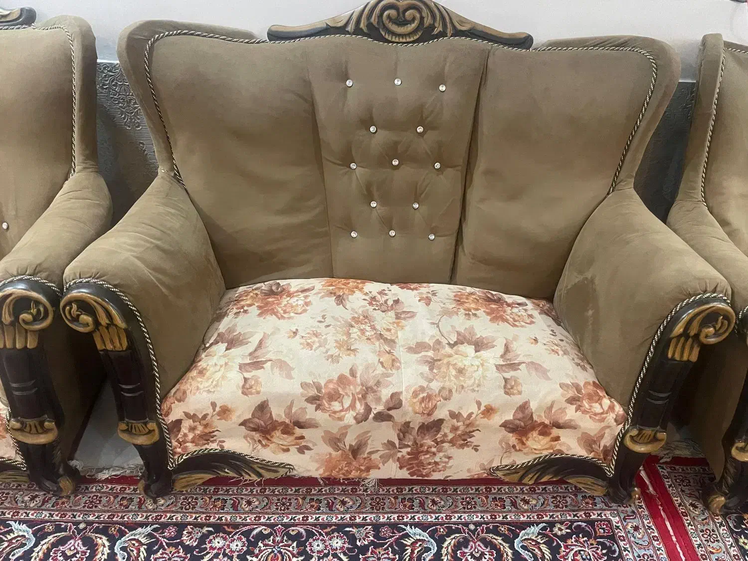 مبل 7نفره|مبلمان خانگی و میز عسلی|میبد, |دیوار