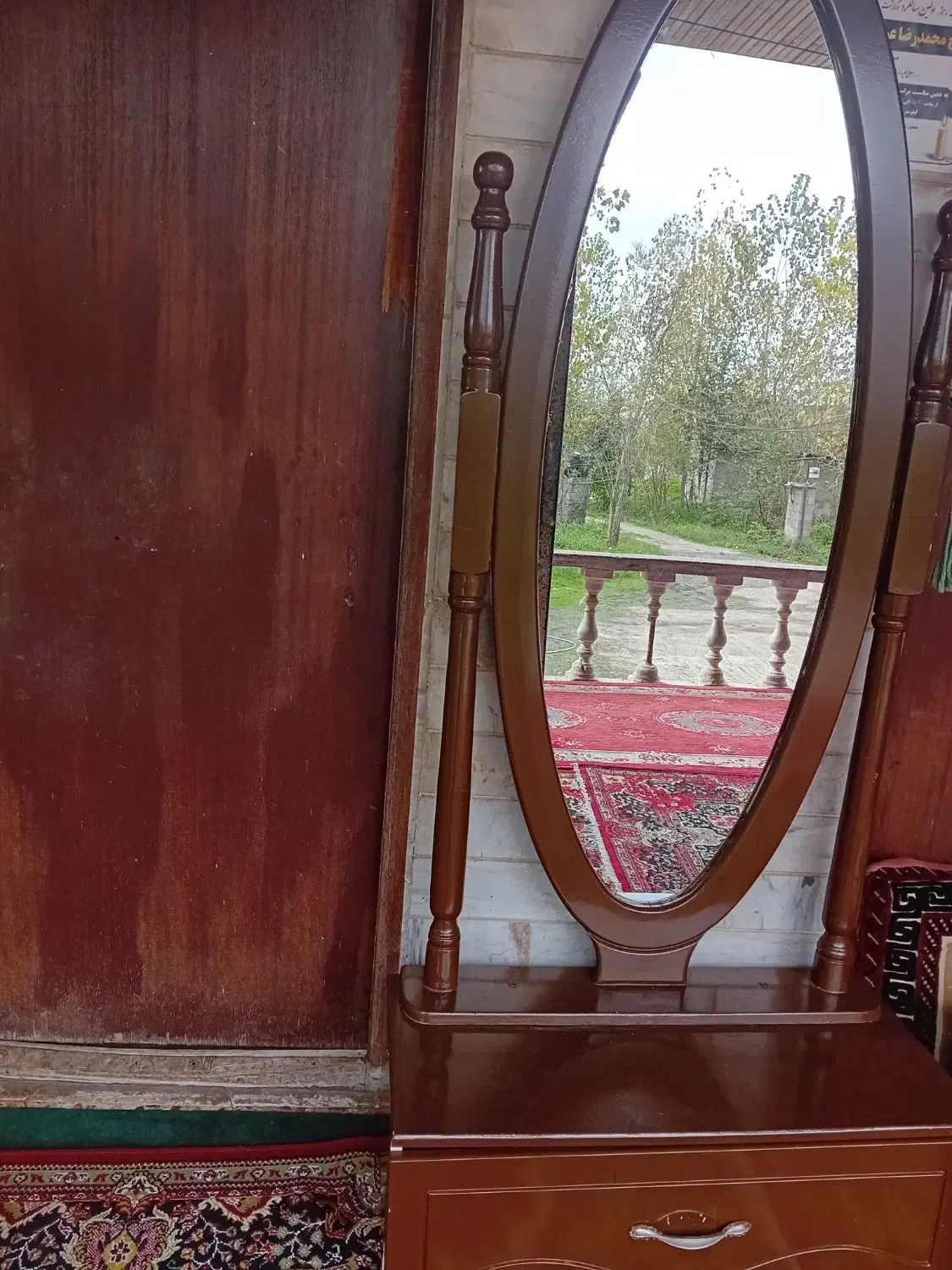 اینه قدی|آینه|رشت, لاکان|دیوار