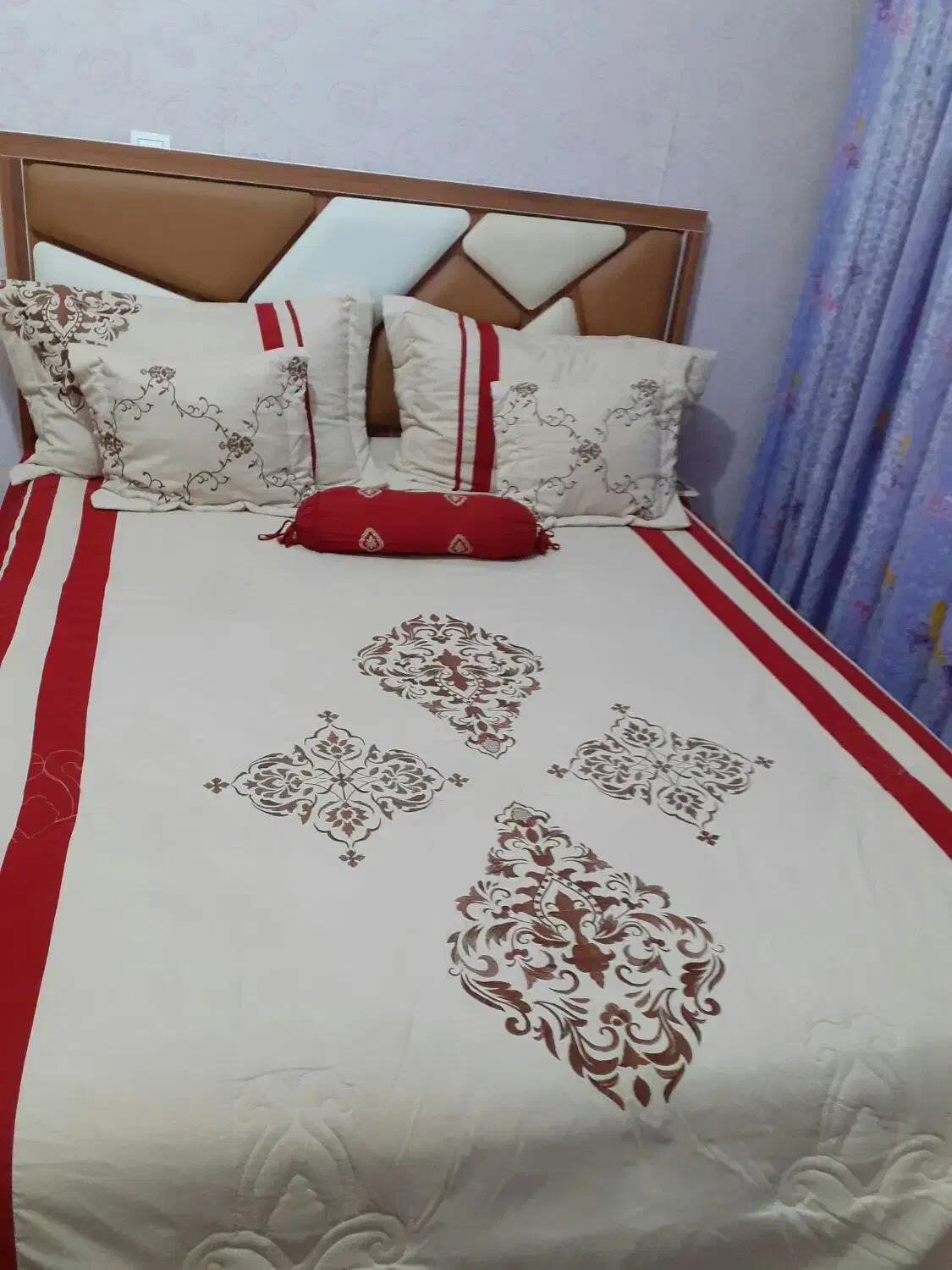 تخت دو نفر ام دی اف شیک|تخت و سرویس خواب|رامهرمز, |دیوار