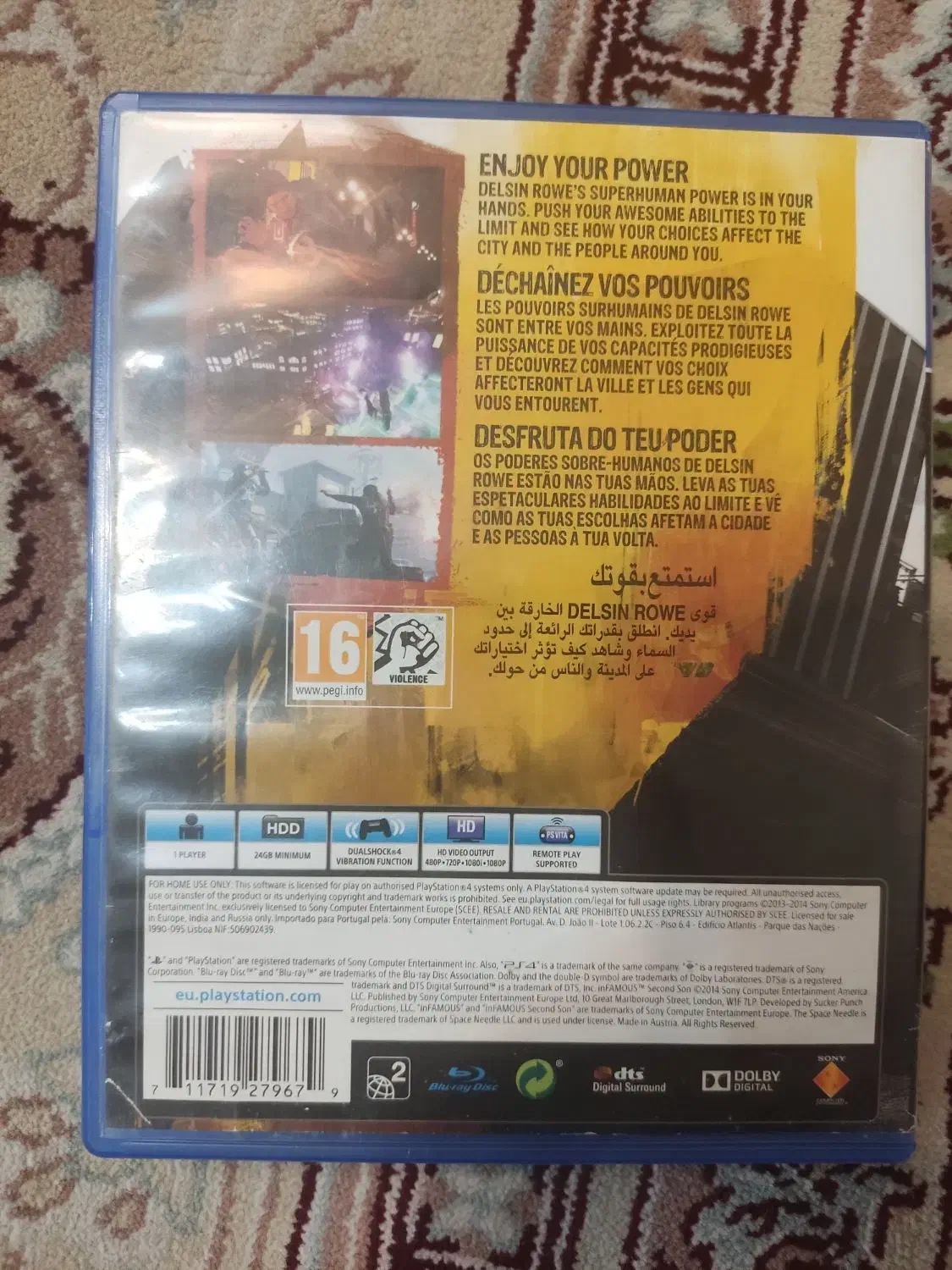 بازی  INFAMOUS SECOND SON PS4|کنسول، بازی ویدئویی و آنلاین|بروجن, |دیوار