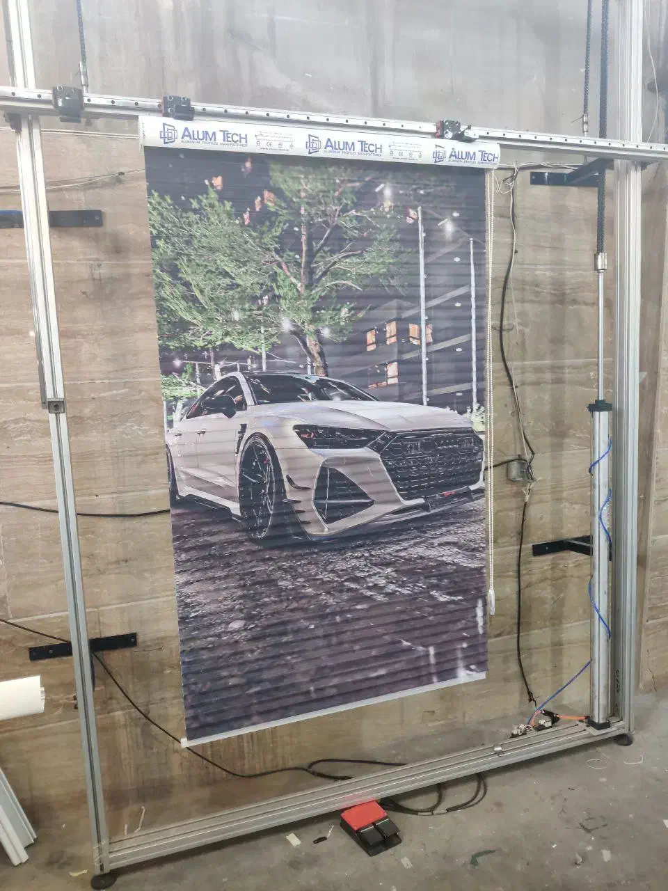 پرده شید دو مکانیزم زبرا چاپی استخری|پرده، رانر، رومیزی|شیراز, ستارخان|دیوار