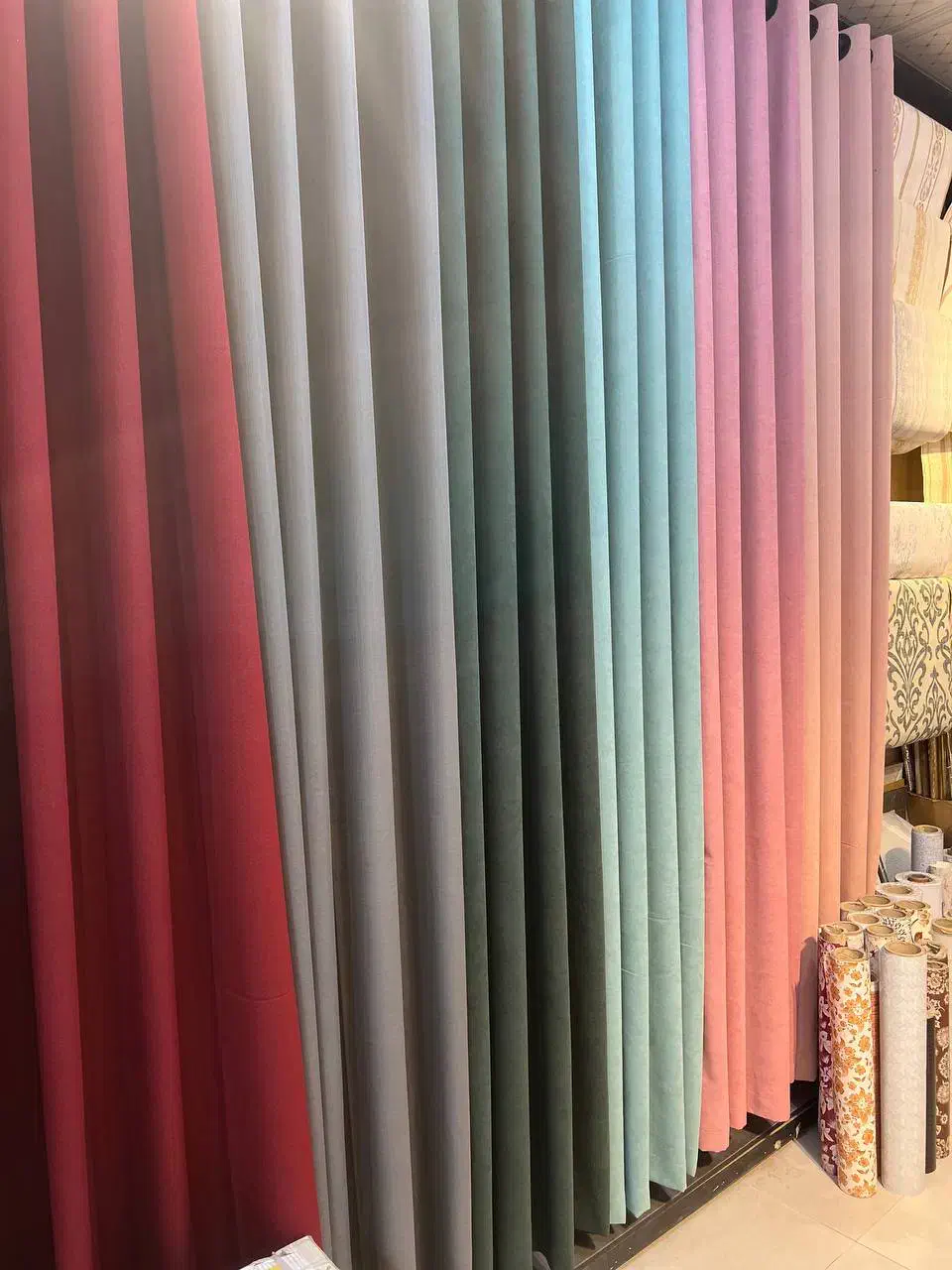 پرده پانچ آماده|پرده، رانر، رومیزی|تهران, شکوفه (عبدل آباد)|دیوار