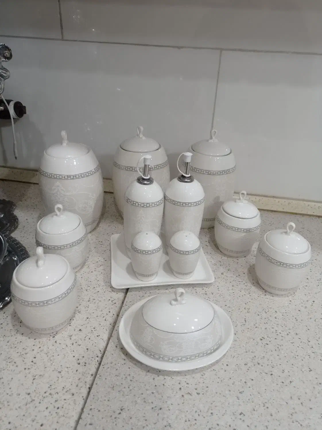 ست کامل پاسماوری چینی اصل|ظروف سرو و پذیرایی|پاکدشت, پاکدشت (مامازند)|دیوار