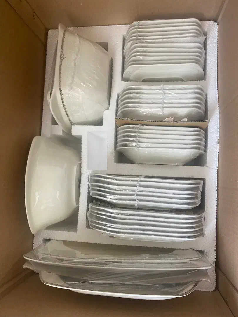 سرویس غذاخوری چینی استخوانی 12نفره|ظروف سرو و پذیرایی|لاهیجان, گلستان|دیوار