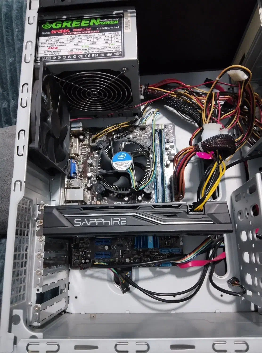 کیس کامپیوتر گیمینگ RX 470 RAM 12 i7 2600K|رایانه رومیزی|اسلام‌شهر, شهرک مهدیه|دیوار