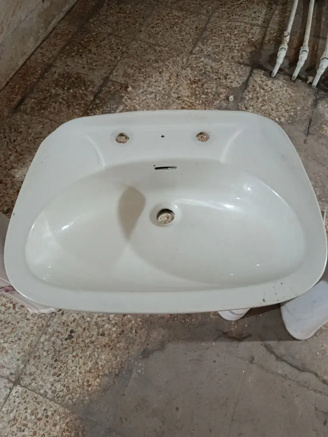 روشویی همراه پنج پایه|لوازم سرویس بهداشتی|اهواز, گلستان|دیوار