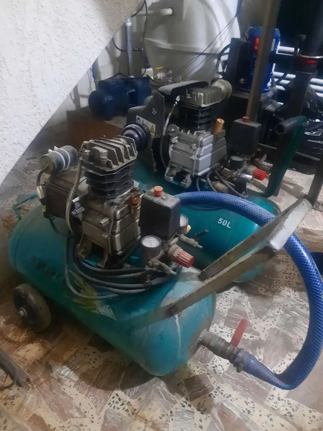 ۶ دستگاه لوله بازکنی و ۲ دستگاه پمپ هوا|ابزارآلات|لاهیجان, گلستان|دیوار