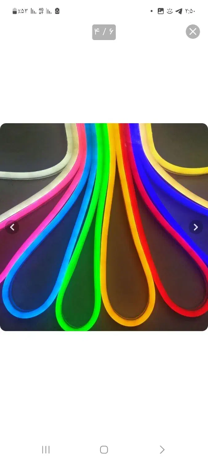 ریسه نئون فلکسی ۱۲ ولت|ریسه و چراغ تزئینی|سلماس, |دیوار