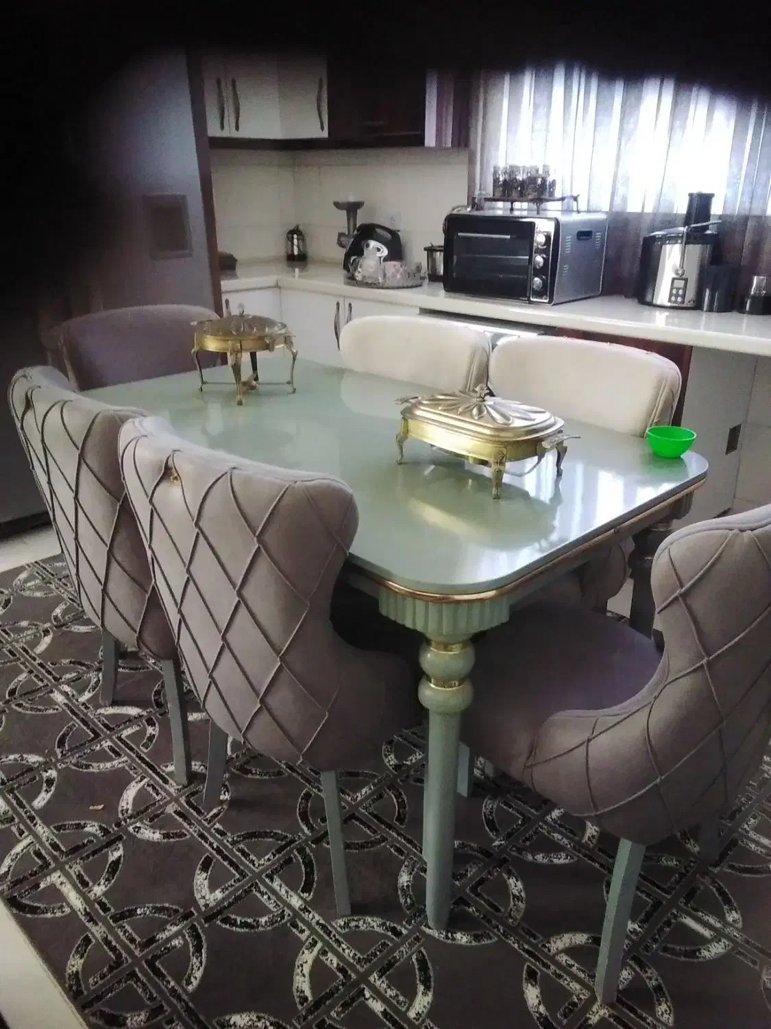 ناهارخوری ۶نفره|میز و صندلی غذاخوری|تربت جام, تیپ ۳۸ زرهی تربت جام|دیوار