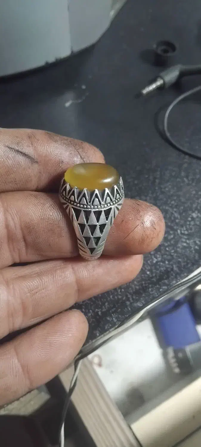 انگشتر نقره دست ساز|کلکسیون و سرگرمی|رباطکریم, پیغمبر|دیوار