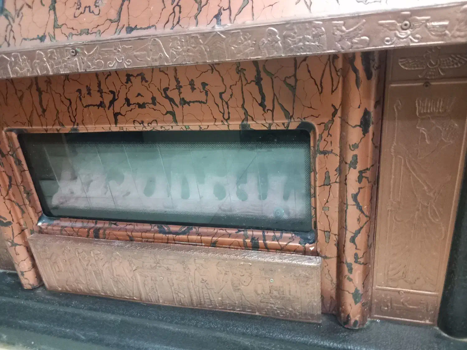 بخاری مهیارگازومدل شومینه سالم سرویس شده امده|بخاری، هیتر، شومینه|اندیشه, اندیشه فاز ۱|دیوار