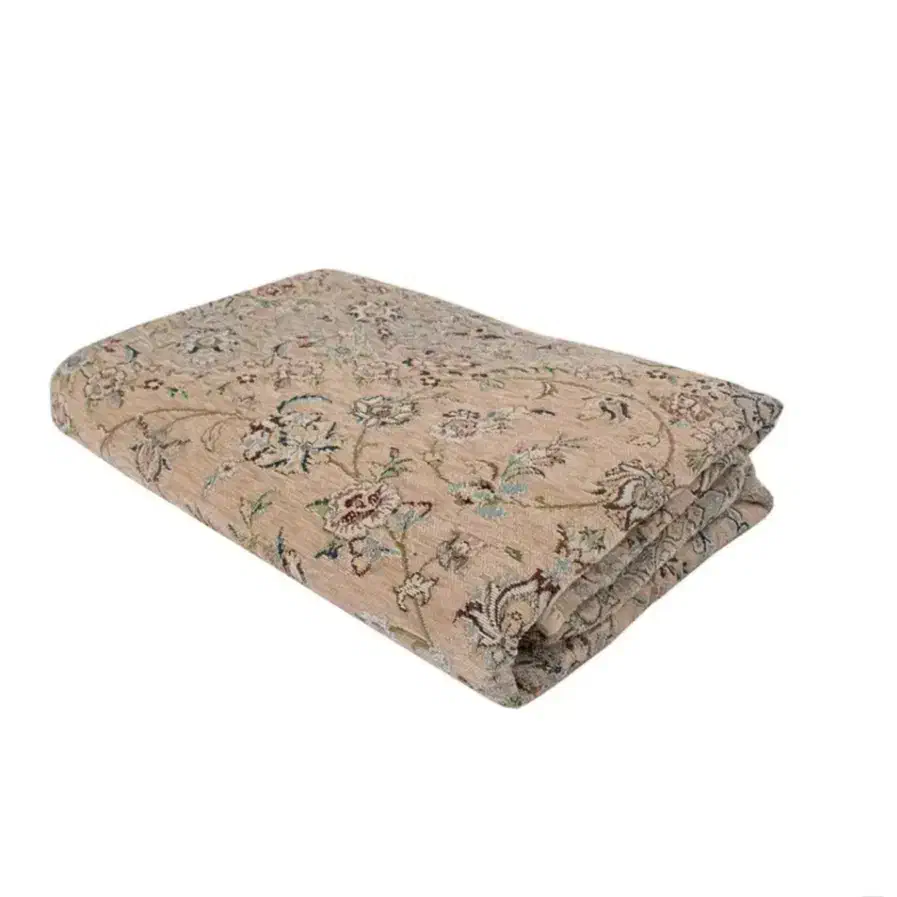 روفرشی ۱۲ متری مخمل ابریشم نیکزاد کد ۱۳۰ رنگ کرم|روفرشی|زنجان, |دیوار