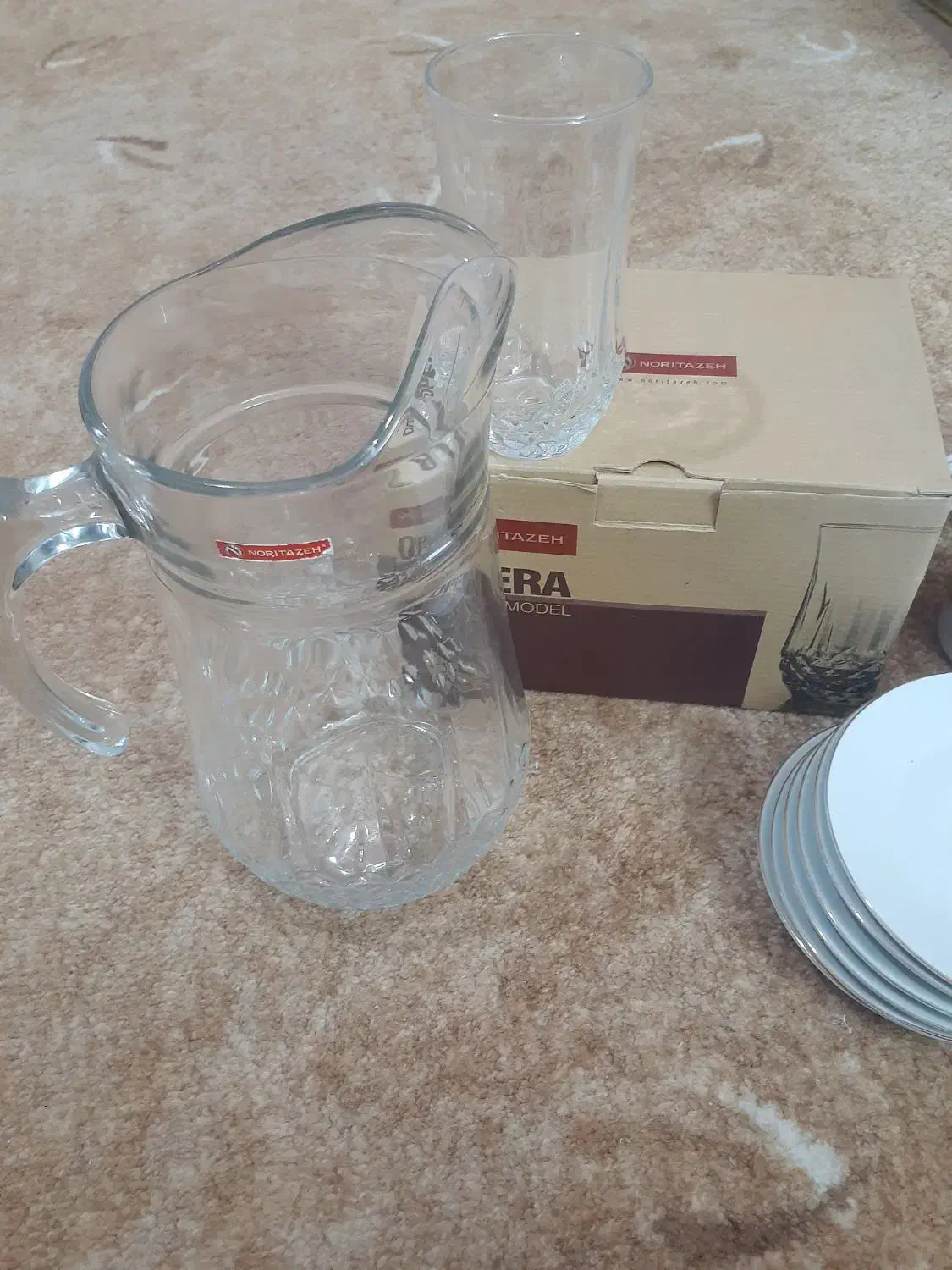 پارچ و لیوان، و ست فنجان و قندان|ظروف سرو و پذیرایی|فردیس, شهرک وحدت|دیوار