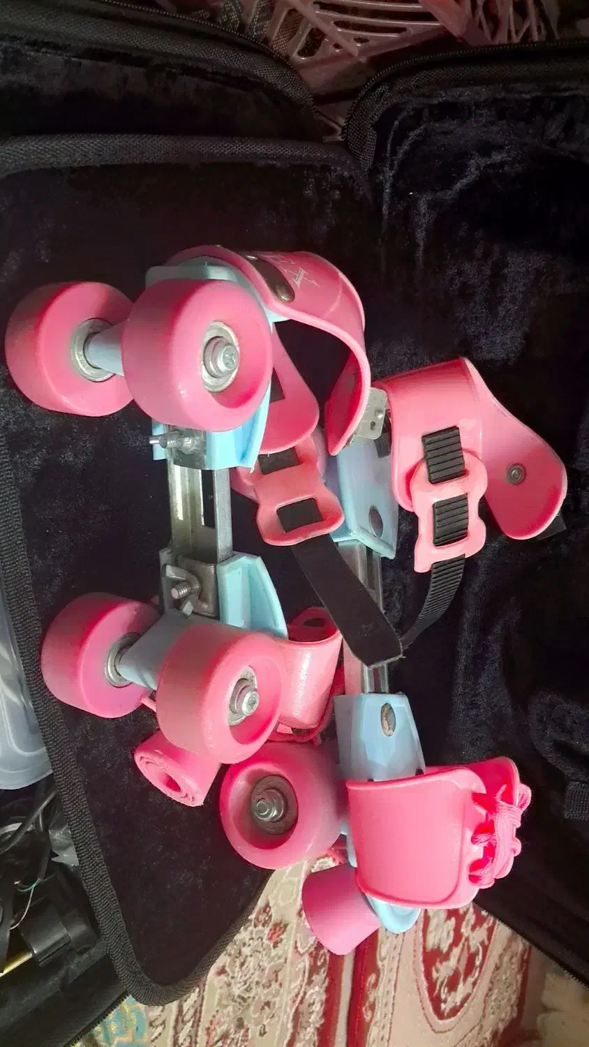 اسکیت ۴ چرخ فری سایز قابل تنظیم دخترانه|دوچرخه، اسکیت، اسکوتر|مرند, |دیوار