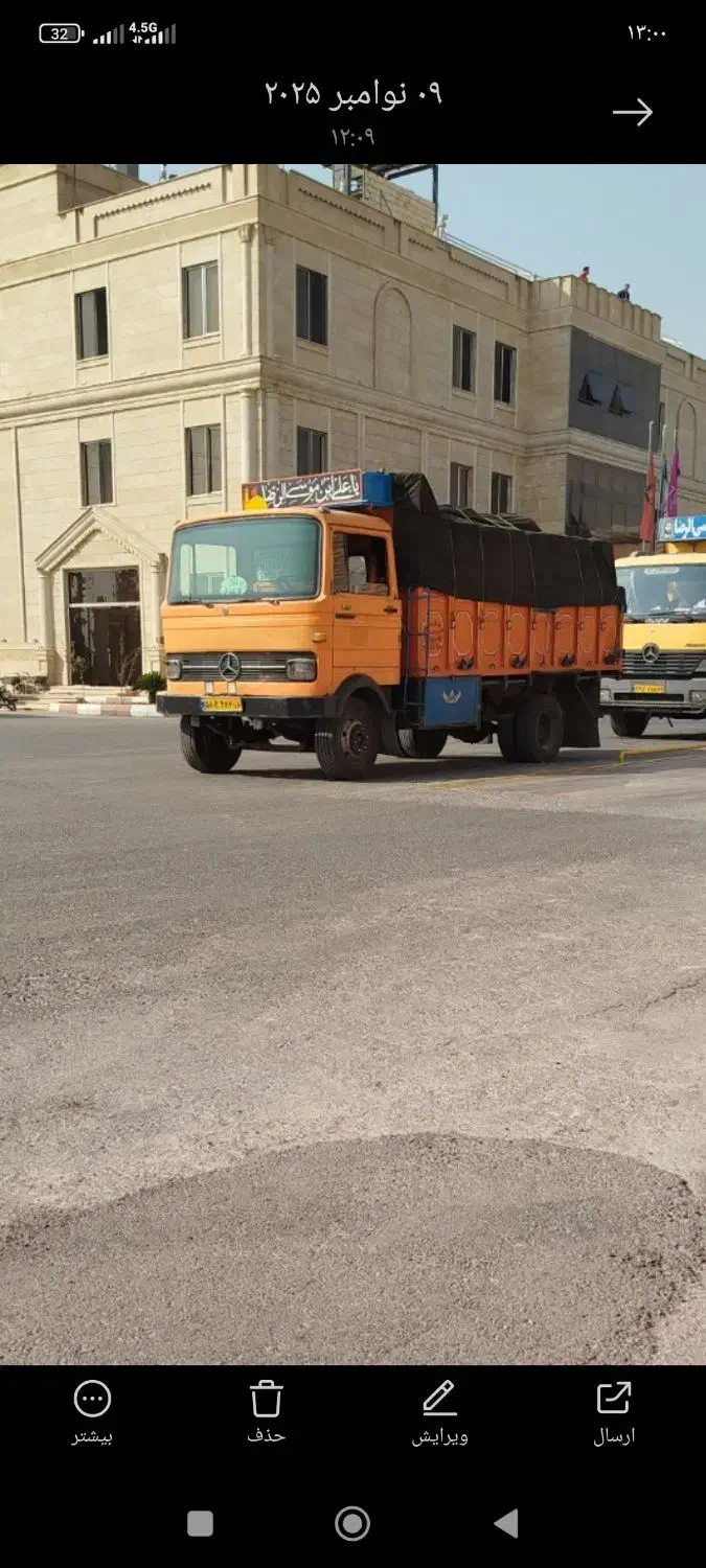 خاور ۶۰۸ شاسی مشکی۷۶|خودرو سنگین|قم, مسجد امام حسن|دیوار