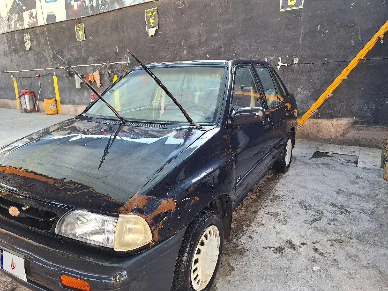 پراید صبا صندوقدار بنزینی مدل 1381 سرمه ای هفت رنگ|خودرو سواری و وانت|پردیس, فاز ۹|دیوار