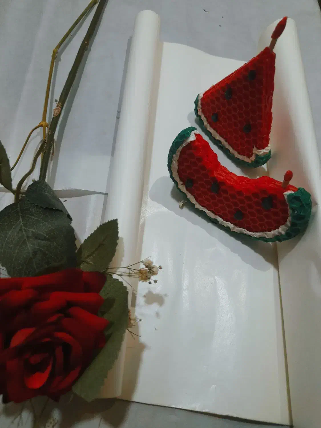 شمع های هنری مناسب هدیه و دکور|صنایع دستی و سایر لوازم تزئینی|بندر ترکمن, |دیوار