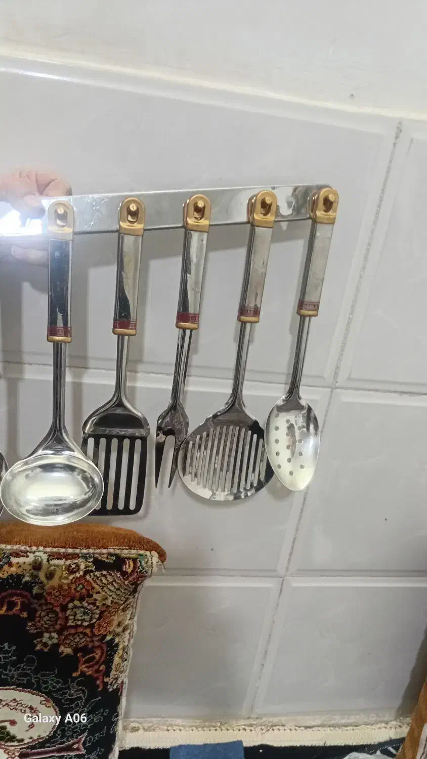 کفگیر ملاقه استیل|ظروف پختوپز|مشهد, خواجه ربیع|دیوار