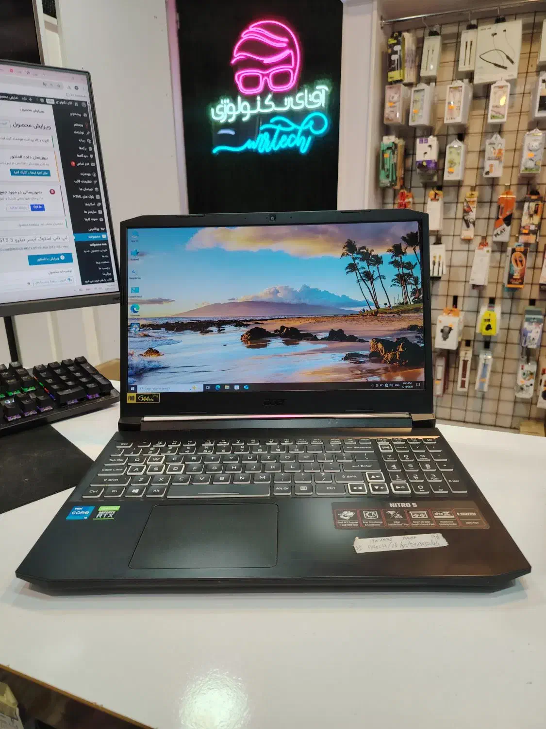 لپ تاپ گیمینگ حرفه ای Acer nitro 5|رایانه همراه|قم, صفائیه|دیوار