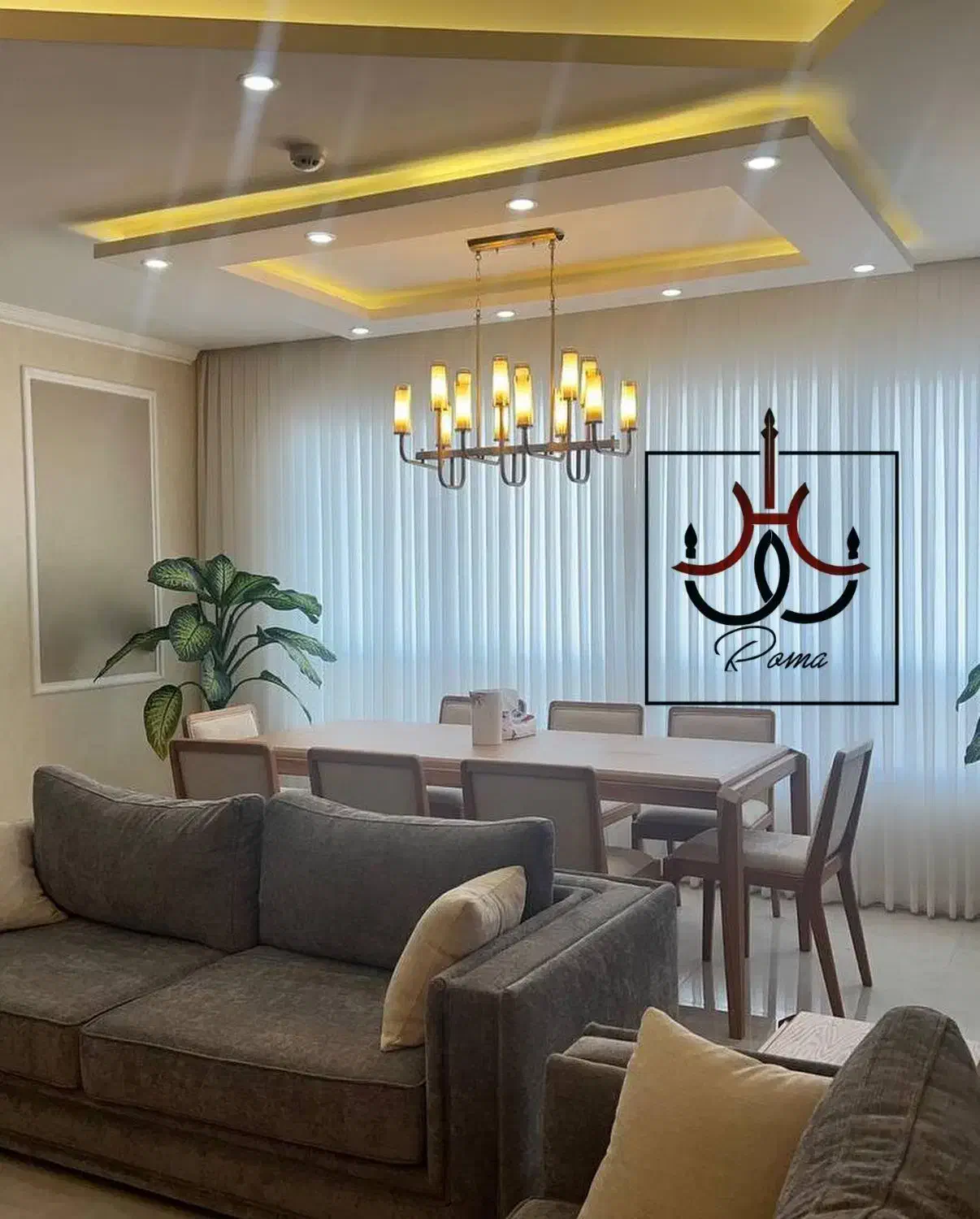 لوستر (ترند سال) کارخانه رومالوستر فردیس سرحدی|لوستر و چراغ آویز|فردیس, سرحدی|دیوار