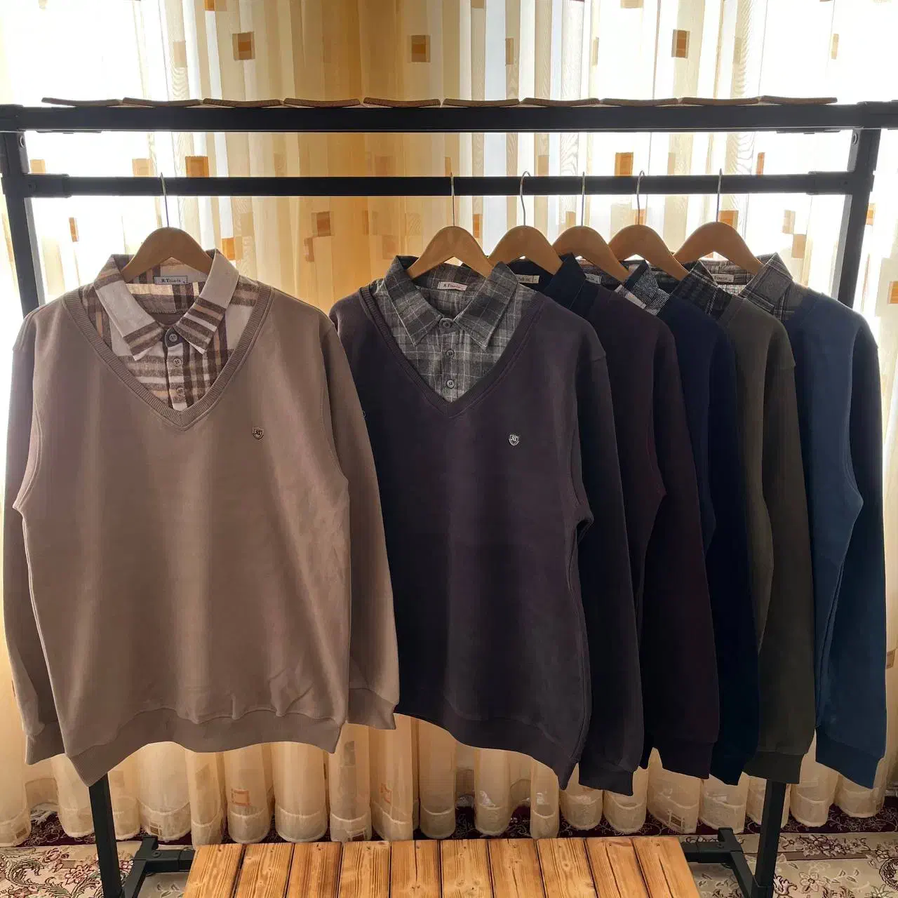 بلوز سلانیک مردانه دو تیکه|لباس|بروجن, |دیوار