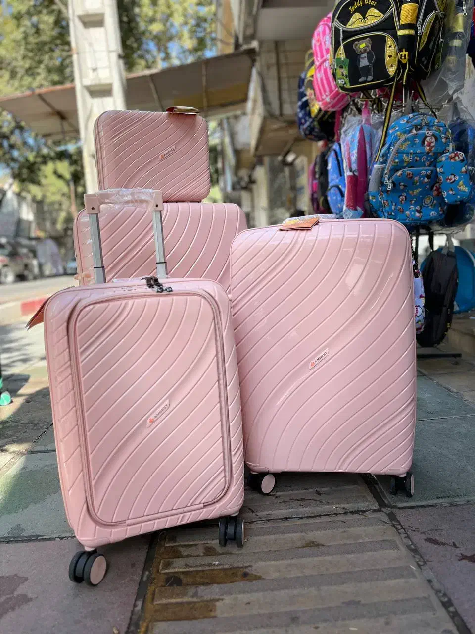 چمدان خارجی چهار تیکه ambest|کیف، کفش، کمربند|الوند, |دیوار