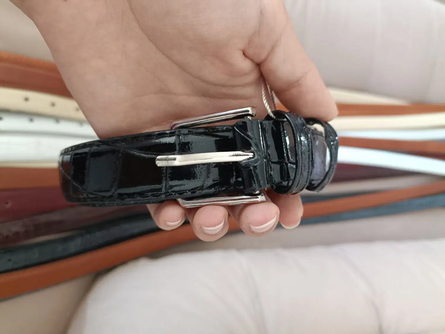 کمربند زنانه چرم اصل|کیف، کفش، کمربند|سمنان, |دیوار