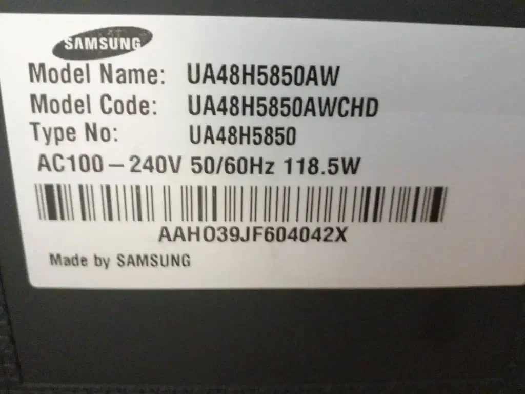 تلویزیون ال ای دی سامسونگ 48 اینچ|تلویزیون و پروژکتور|رشت, دیلمان|دیوار