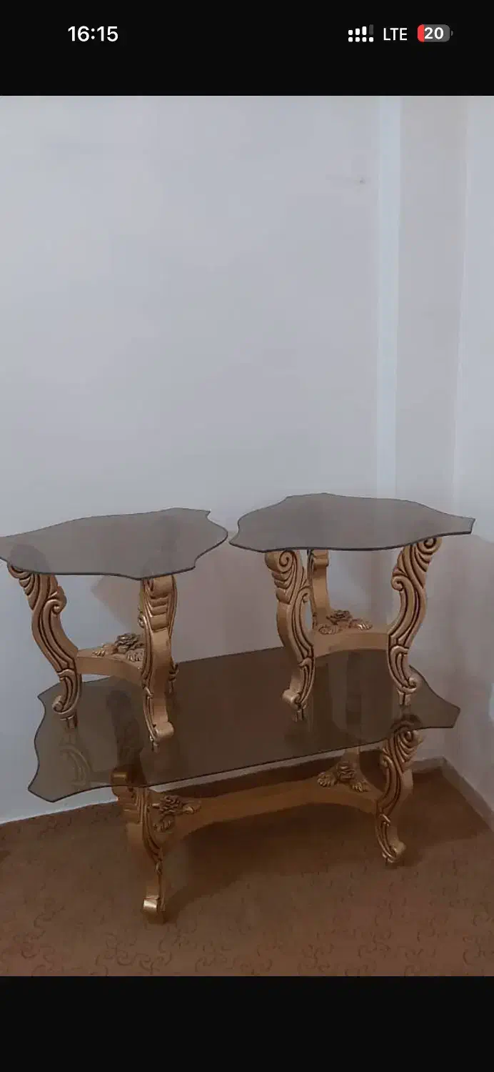 مبل استیل درجه یک بدون زره ای خرابی|مبلمان خانگی و میز عسلی|یزد, |دیوار