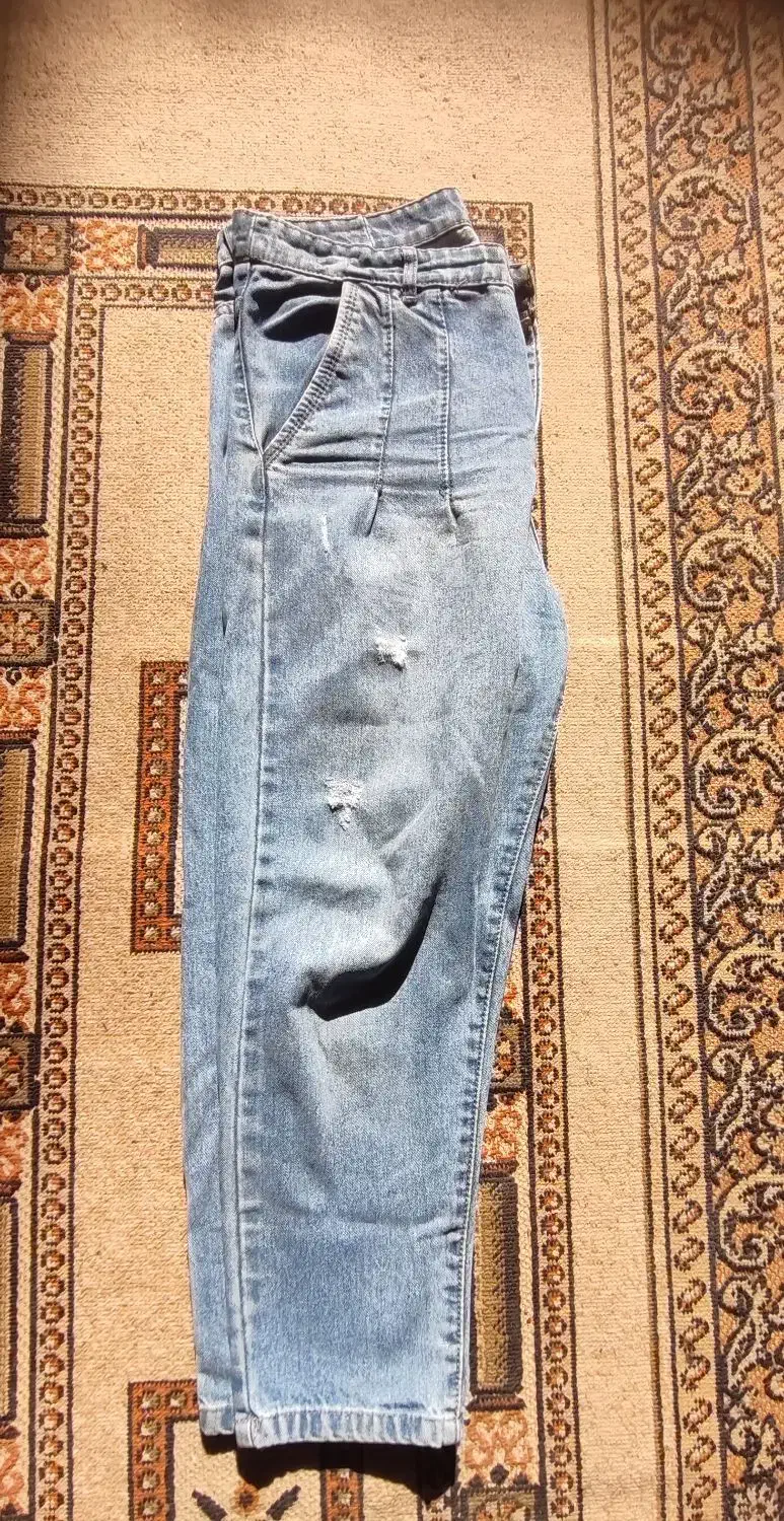 شلوار جین آبی مام استایل سایز 42|لباس|شیراز, پودنک|دیوار