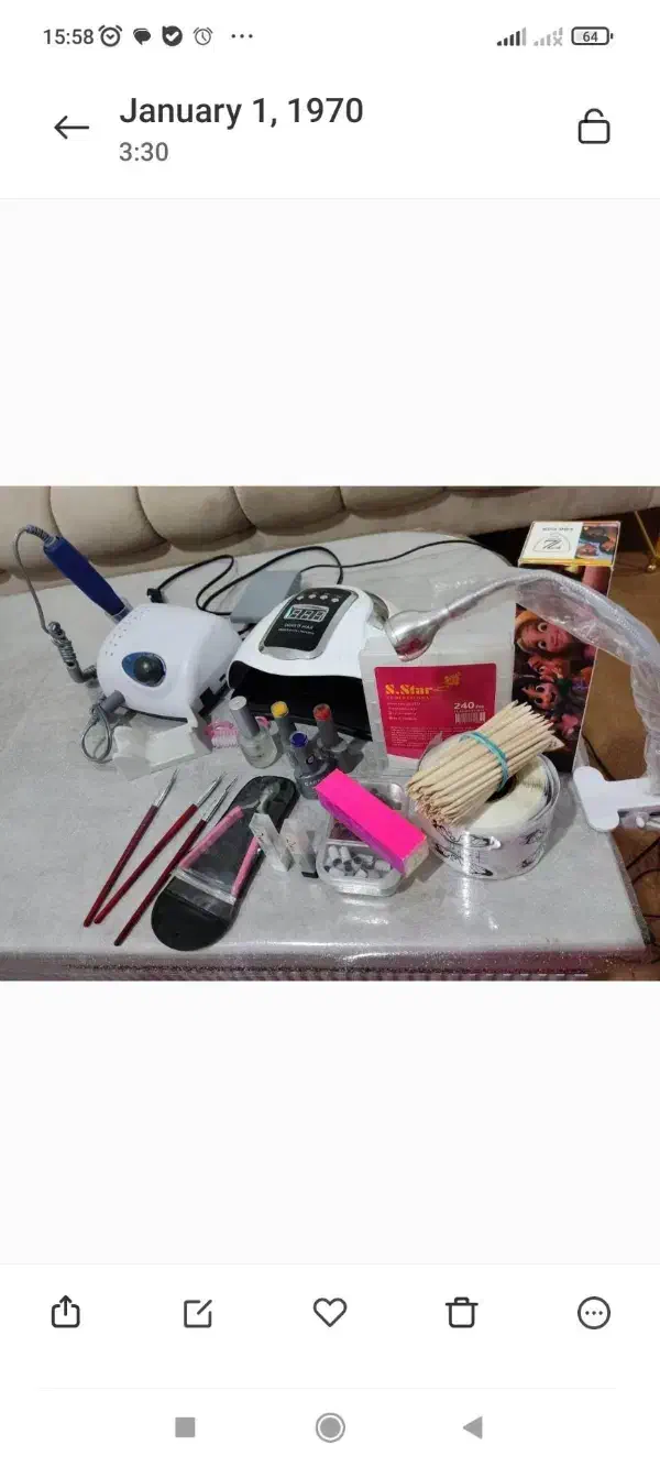 لوازم کاشت ناخن|آرایشی، بهداشتی، درمانی|گوگان, |دیوار