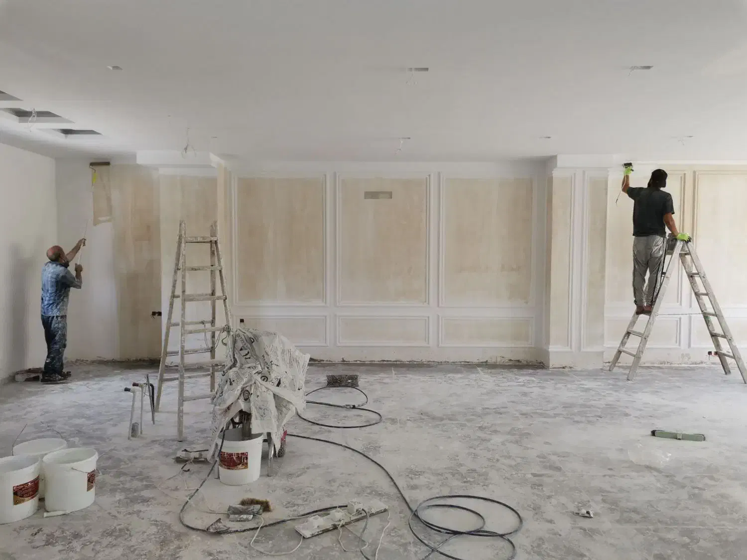 نقاشی ساختمان تضمینی|خدمات پیشه و مهارت|رامسر, |دیوار