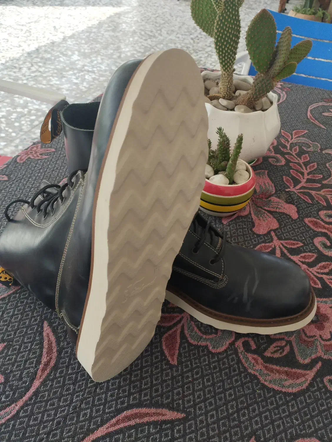 نیم بوت چرم برند ویزلند|کیف، کفش، کمربند|بابل, |دیوار