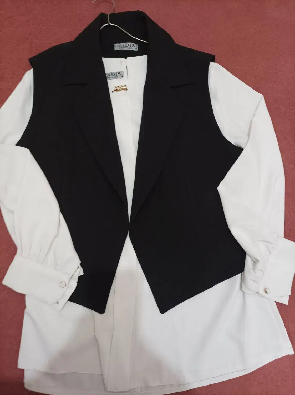 لباس دوتیکه مجلسی علا جلیقه و زیره|لباس|باسمنج, |دیوار