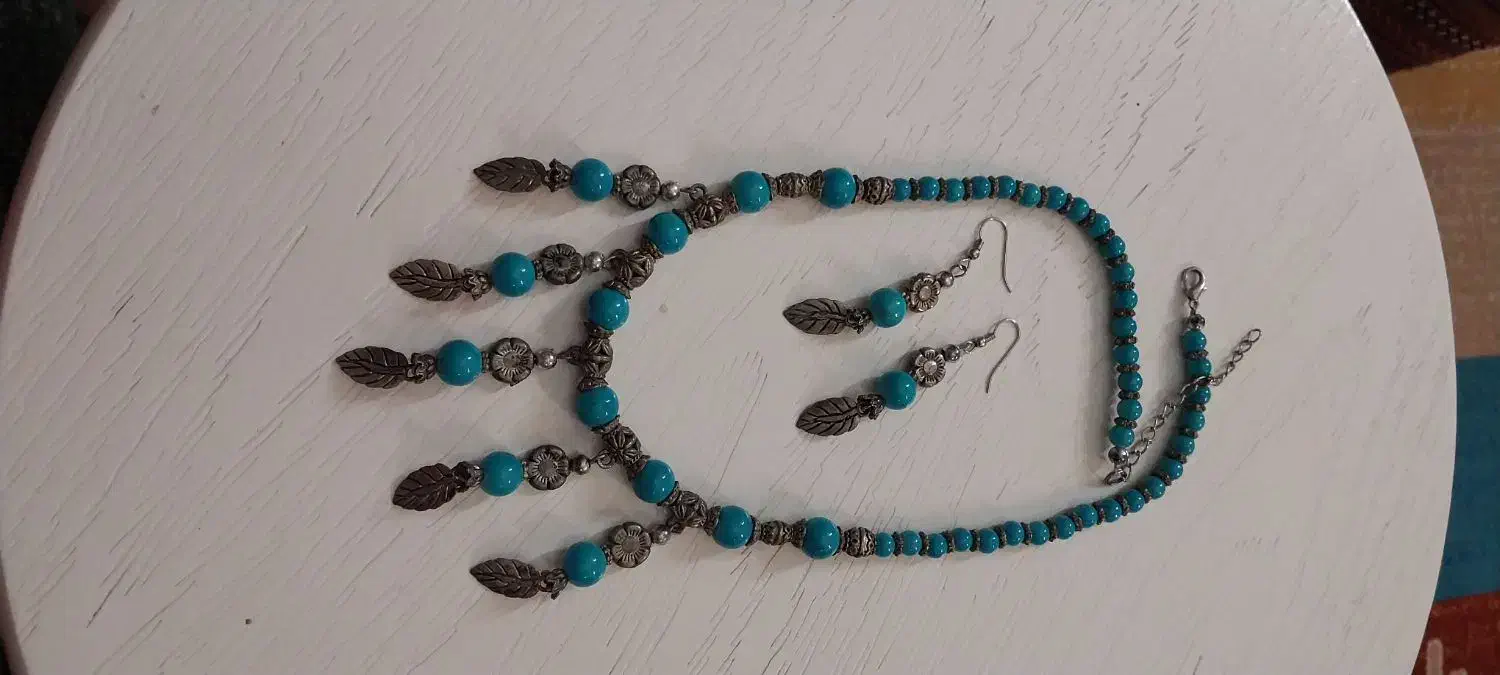 نیم ست قدیمی فیروزه زیبا و جذاب|بدلیجات|کرج, حیدرآباد|دیوار