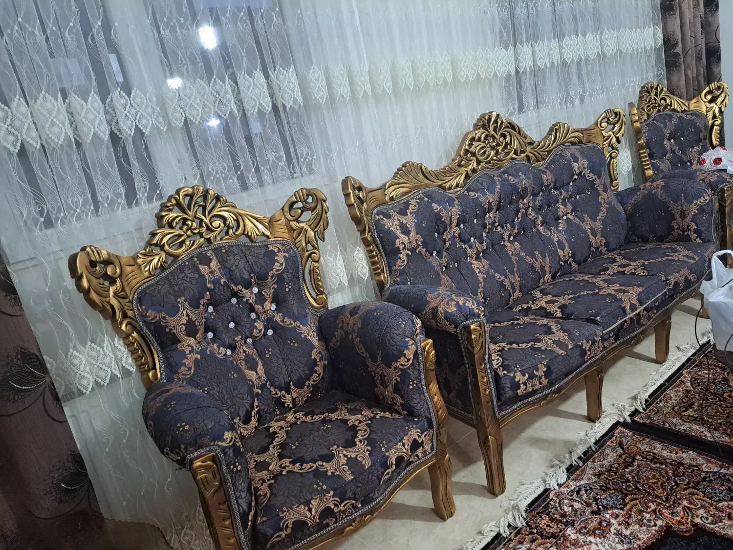 مبلمان سلطنتی|مبلمان خانگی و میز عسلی|ابهر, |دیوار