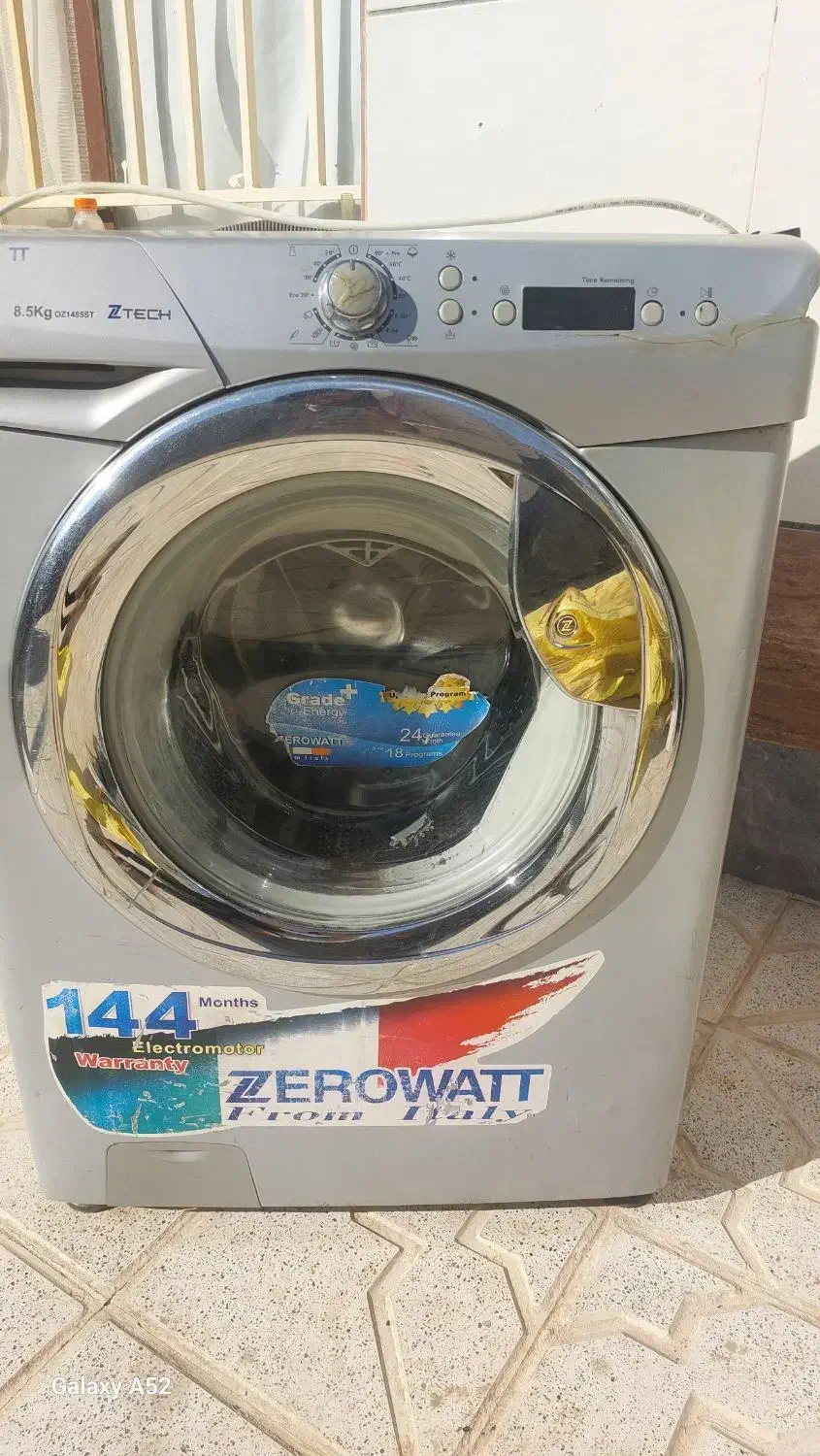 ماشین لباسشویی تمام اتوماتیک زیروات|ماشین لباسشویی و خشککن لباس|خلیل آباد, |دیوار