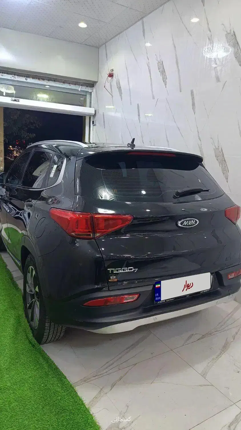 خودرو تیگو 7 مشکی کم کار درحد|خودرو سواری و وانت|قم, نخودی|دیوار