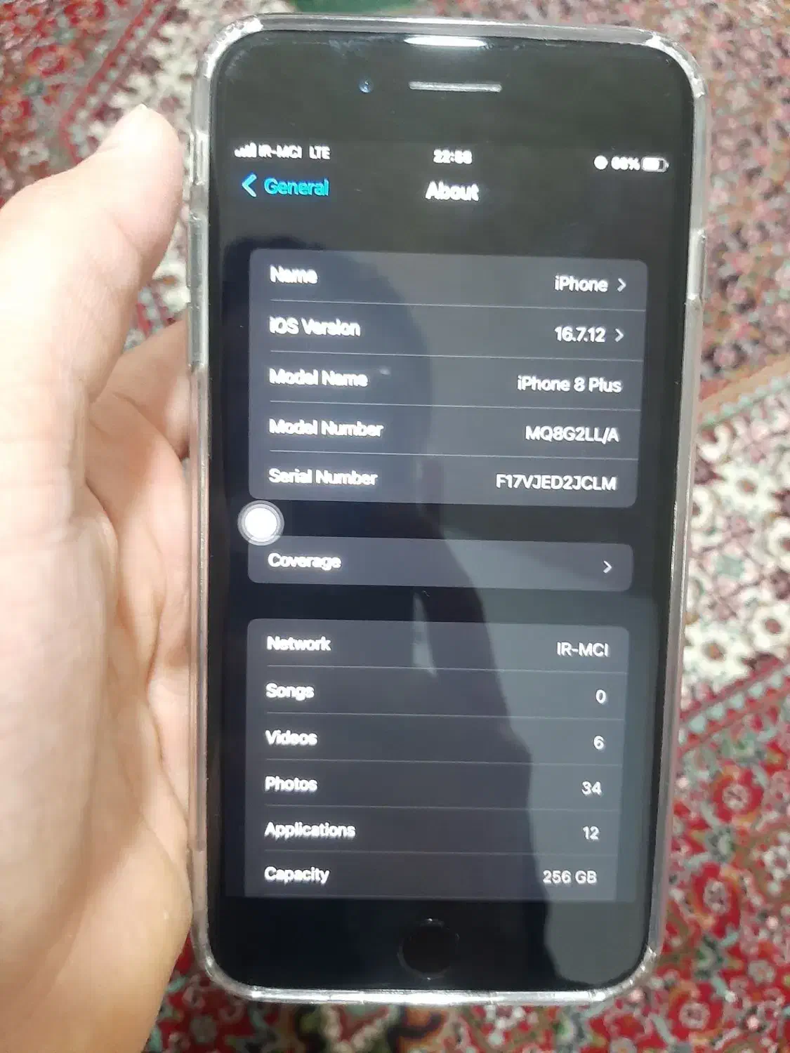 آیفون ۸ پلاس تمیز|موبایل|بروجرد, |دیوار