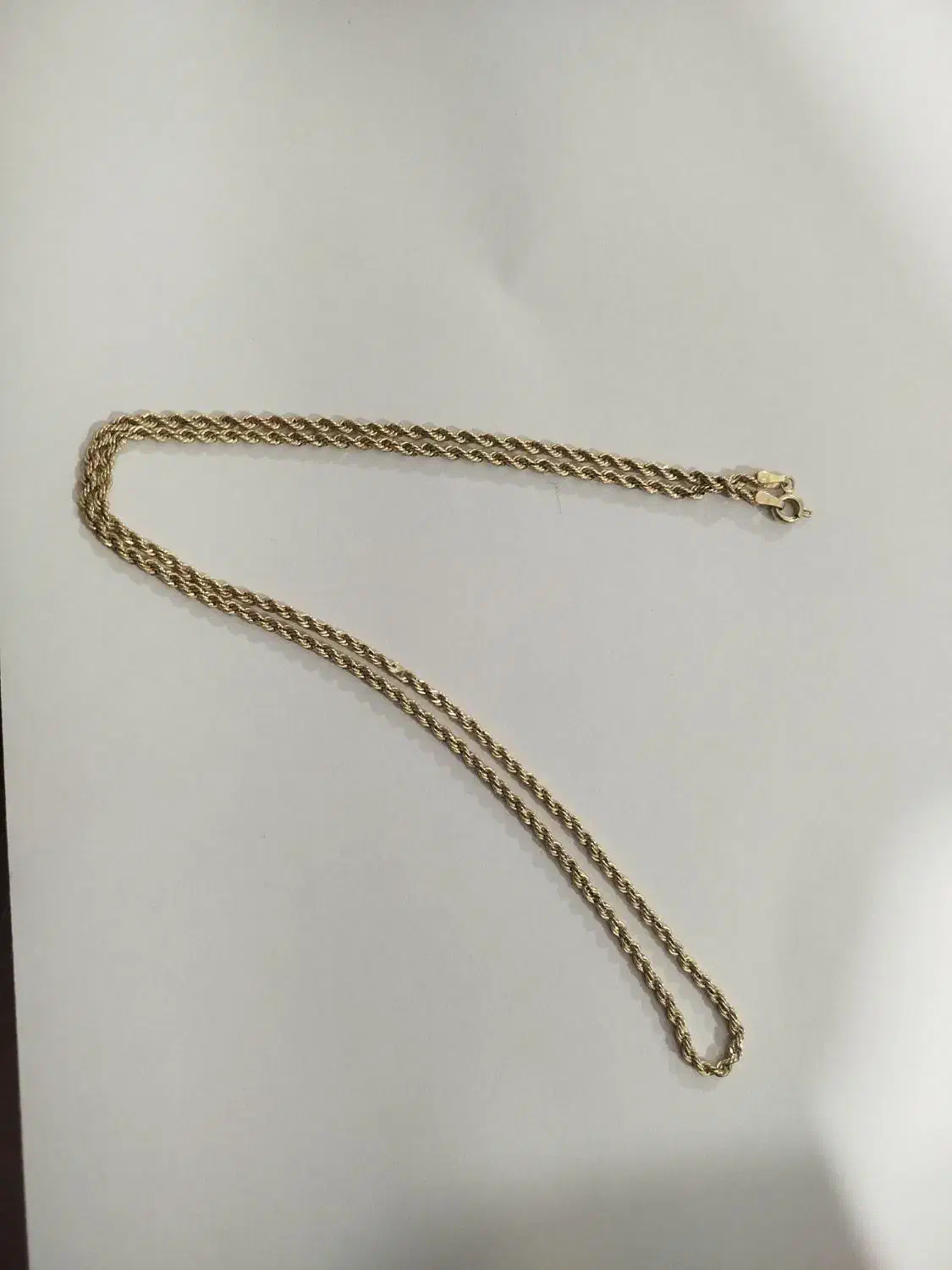 زنجیر طنابی طلا|جواهرات|نورآباد ممسنی, |دیوار